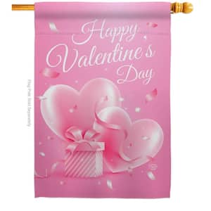 28 in. x 40 in. Valentines Gift Spring House Flag Double-Sided Decorative Vertical Flags