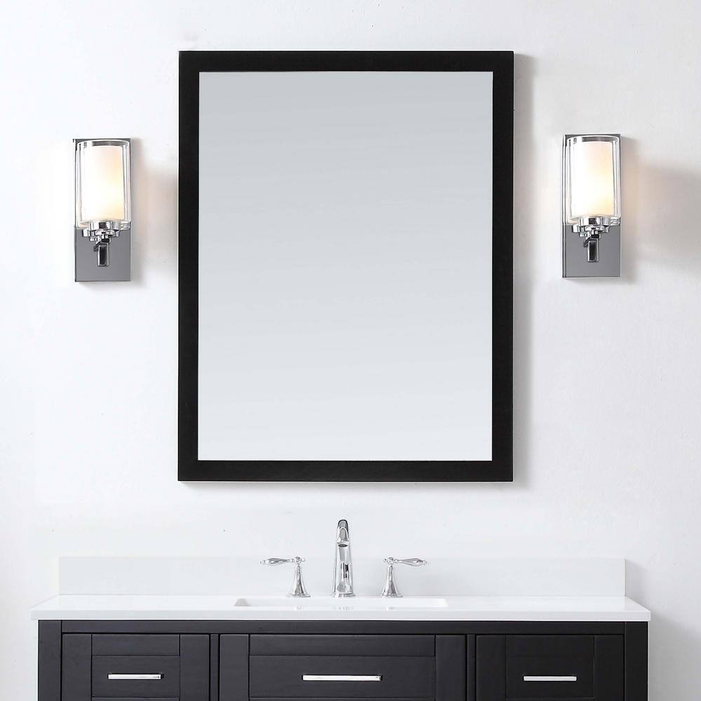 Tahoe Espresso 28" x 36" Solid Wood Full-Length Mirror