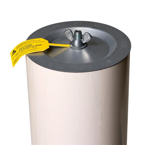 Econo-Grip 6 in. Galvanized Steel Test Plug