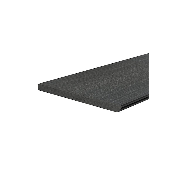 NewTechWood UltraShield Hawaiian Charcoal Plastic End Cap for Composite Decking 16 ft. Boards (10 per Bag)