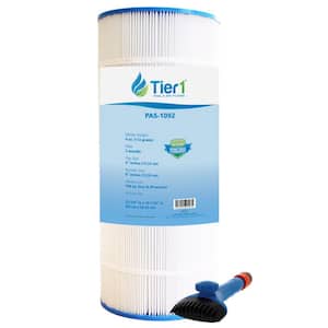 11 in. Dia Pool Filter Cartridge Replacement for Pentair R173215, Clean and Clear 100, PAP100-4, C-9410, FC-0686