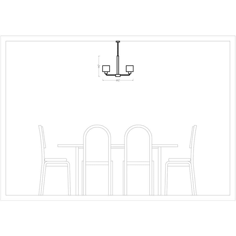 Brushed Nickel Mini Drum 5-Light Chandelier
