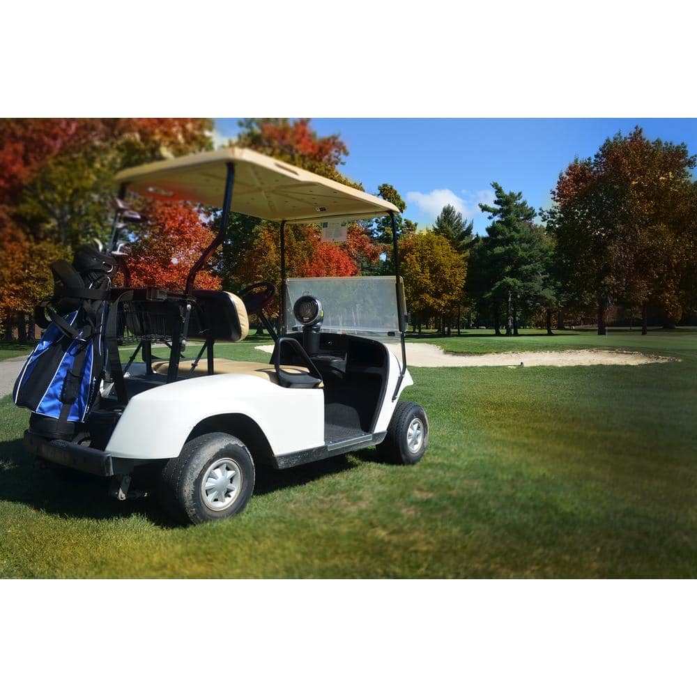 Black and Silver Portable Propane Golf Cart Heater