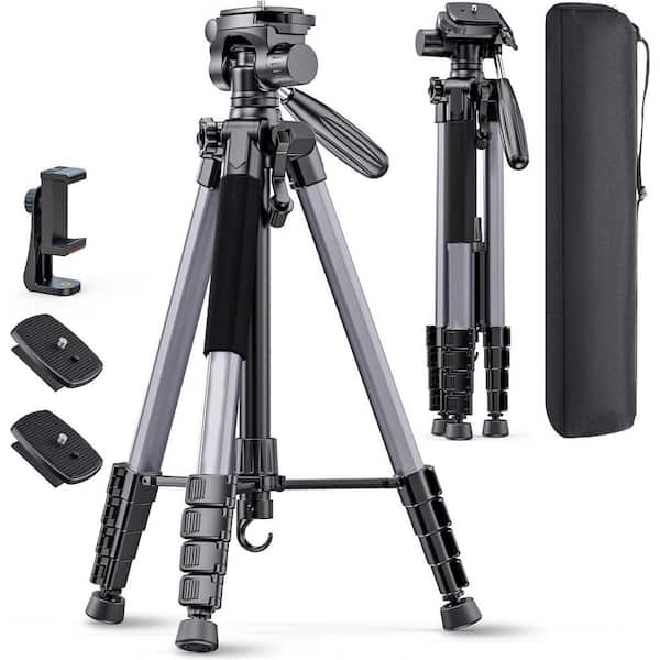 74 in. Lightweight Tripod With Phone Holder