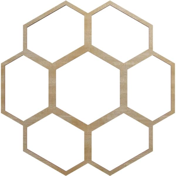 Ekena Millwork 0.25 in. x 7.625 in. x 18 in. Wood Medallion Moulding