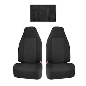 Deluxe Quality NeoSupreme 47 in. x 23 in. x 1 in. Half Set Front Seat Covers