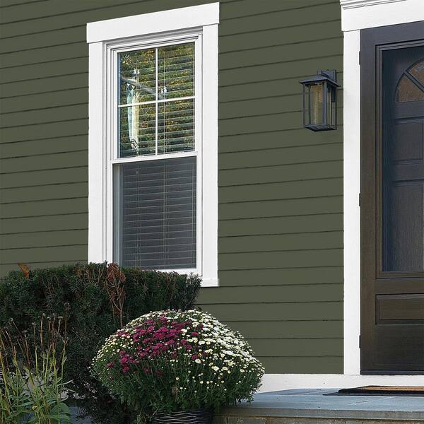Glidden Essentials 1 gal. PPG1128-7 Castle Stone Flat Exterior