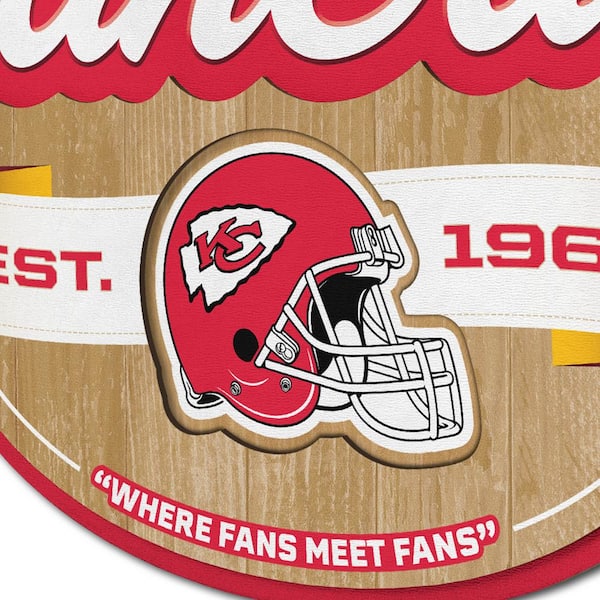 YouTheFan NFL Kansas City Chiefs Fan Cave Sign