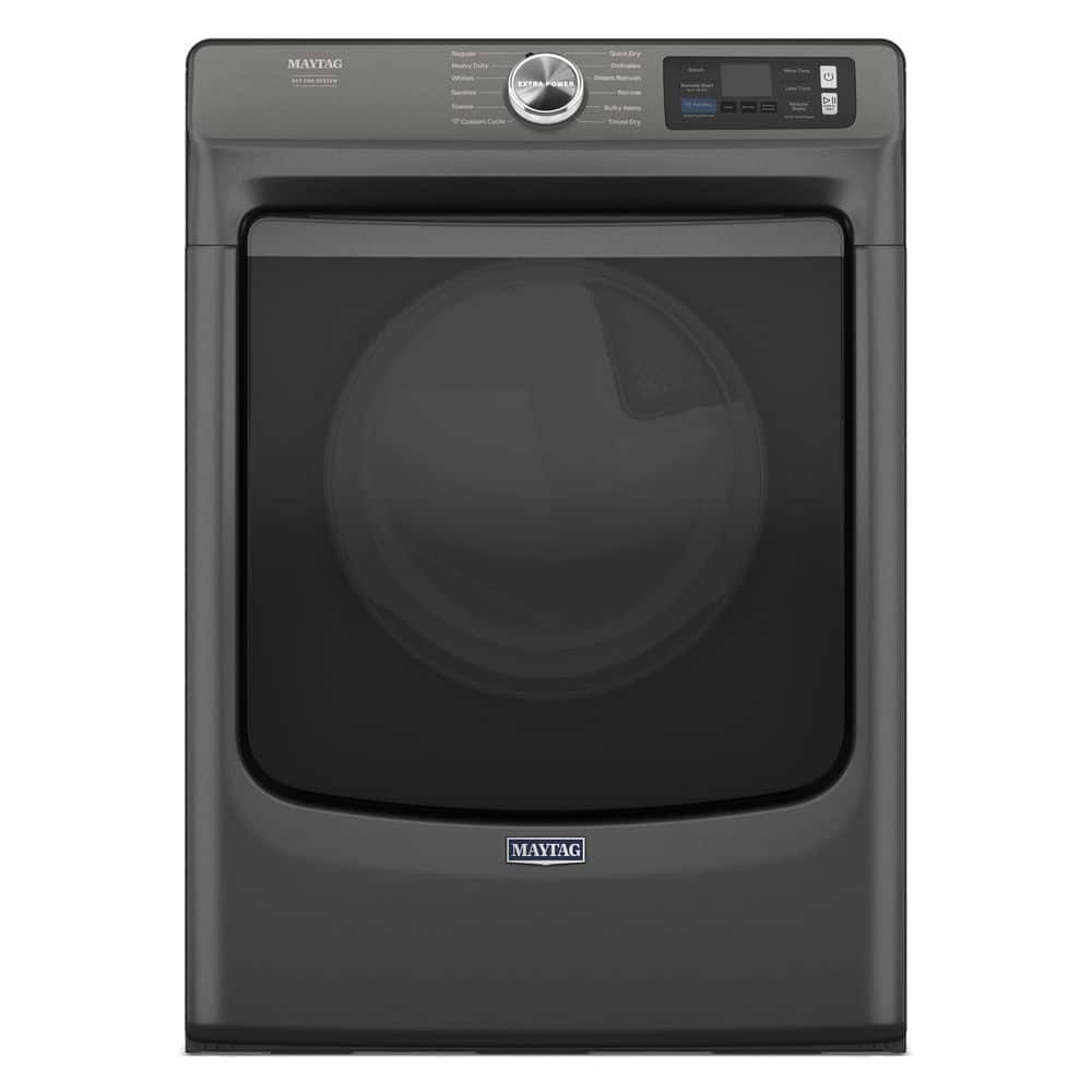 7.4 cu. ft. vented Front Load Electric Dryer in Volcano Black with Smart Pet Pro Option