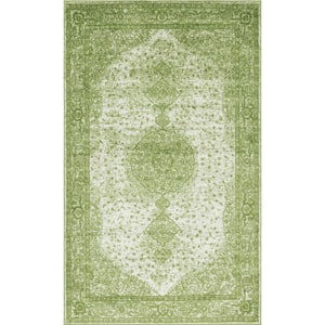 Bromley Midnight Green 3 ft. x 5 ft. Area Rug