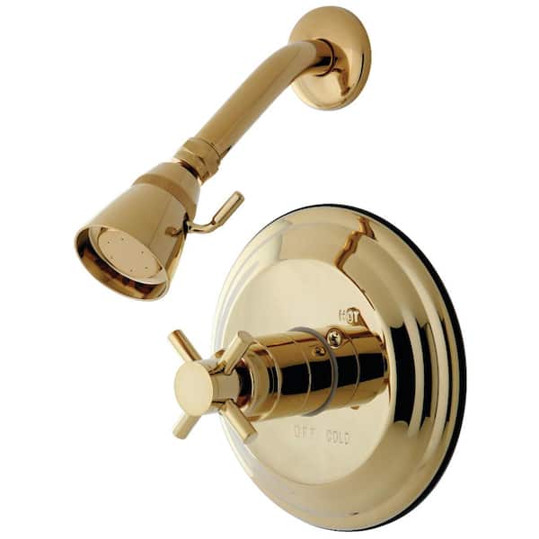 Concord 1-Handle Shower Faucet 1.8 GPM in Polished Brass