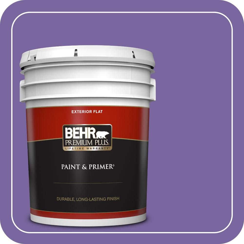 5 gal. #PPU16-03 Purple Paradise Flat Exterior Paint & Primer price history on PriceWatchPro