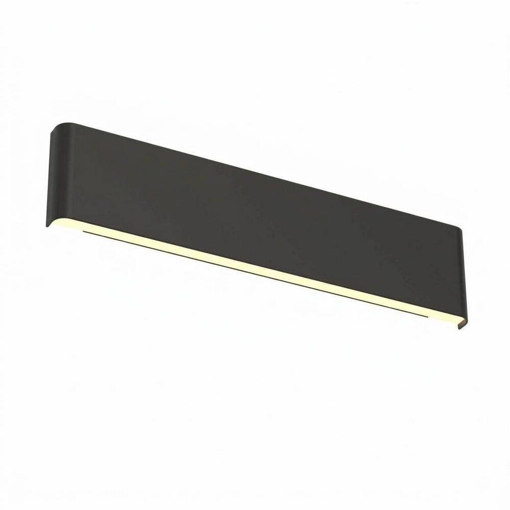 Rectangular LED Warm White Indoor Vanity Bar Light Black Finish Up Down Modern Wall Pack Light 20W/24in price history on PriceWatchPro