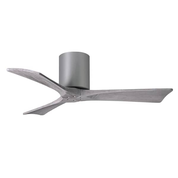 Atlas Irene 42 in. Indoor/Outdoor Brushed Nickel Ceiling Fan with