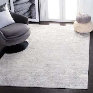 Brentwood Ivory/Gray 6 ft. x 9 ft. Abstract Area Rug
