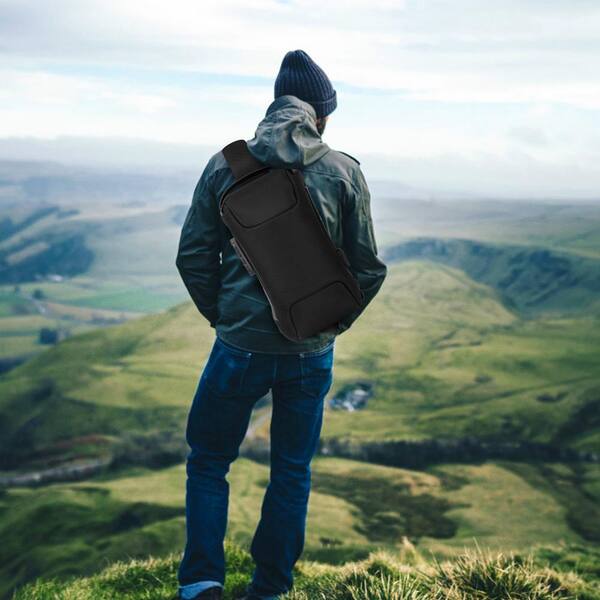 Anti Theft Mens Sling Backpack Shoulder Bag Outdoor Travel Chest Crossbody  Bag