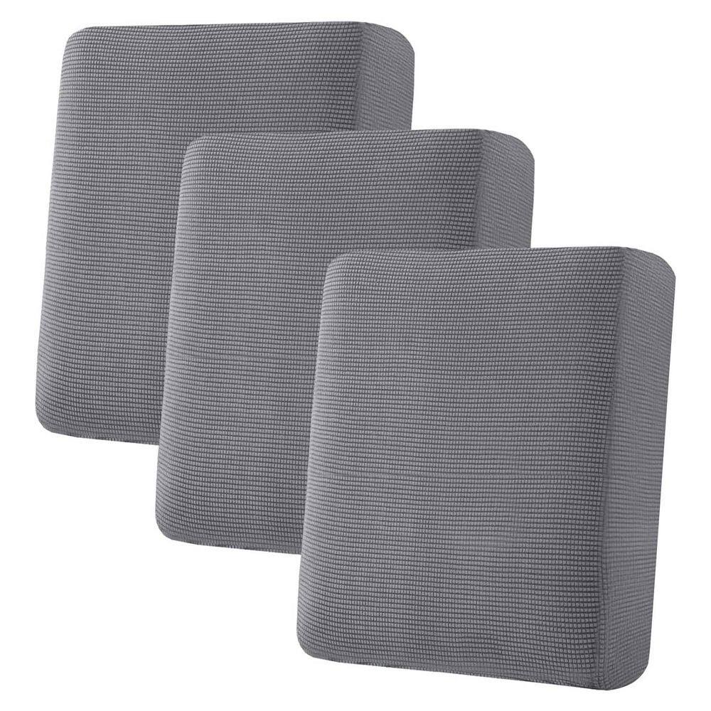 3-Piece Sofa Covers, Thick Jacquard Twill Fabric Couch Slipcovers for Living Room, Bedroom and Office, Grey price history on PriceWatchPro
