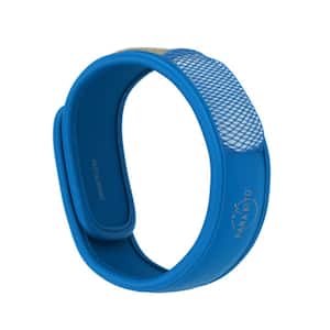 Blue Refillable Mosquito Repellent Wristband