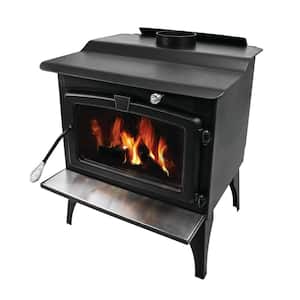 2,000 sq. ft. Wood Burning Stove with Stainless Steel Ash Lip and Blower