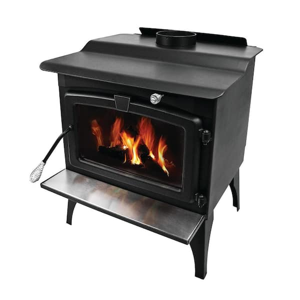 2,200 sq. ft. Wood Burning Stove with Stainless Steel Ash Lip and Blower