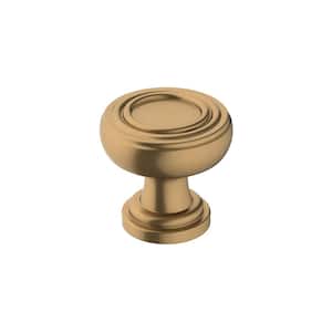 Ville 1-1/8 in. (29mm) Traditional Champagne Bronze Round Cabinet Knob