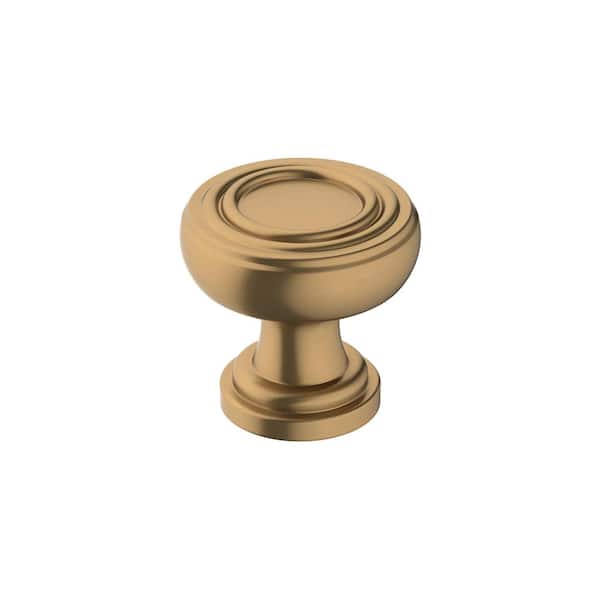 Amerock Ville 1-1/8 in. (29mm) Traditional Champagne Bronze Round Cabinet Knob