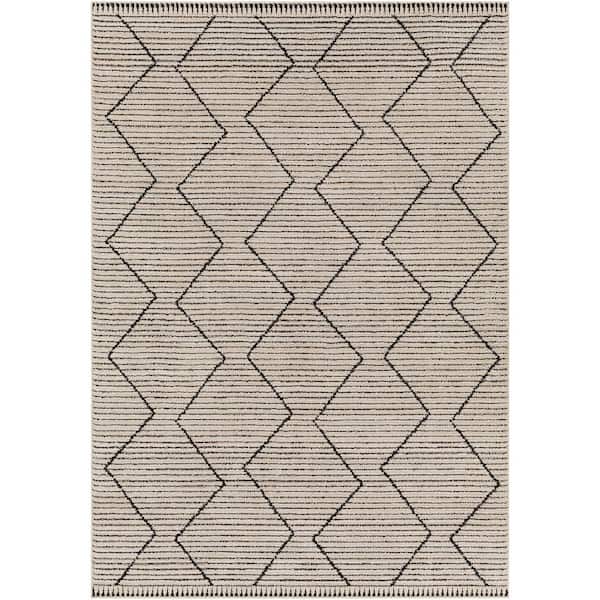 Artistic Weavers Cozy Dark Gray 4 ft. x 6 ft. Global Indoor Area Rug