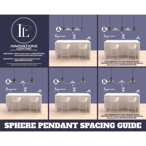 Beacon 100-Watt 1-Light Black Antique Brass Standard Mini Pendant Light with Painted Glass Shade, No Bulbs Included Pendant Lights