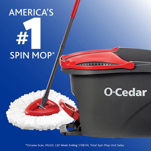 EasyWring Spin Mop and Bucket System Machine Washable Mop Head Replacement ProMist MAX Spray Mop