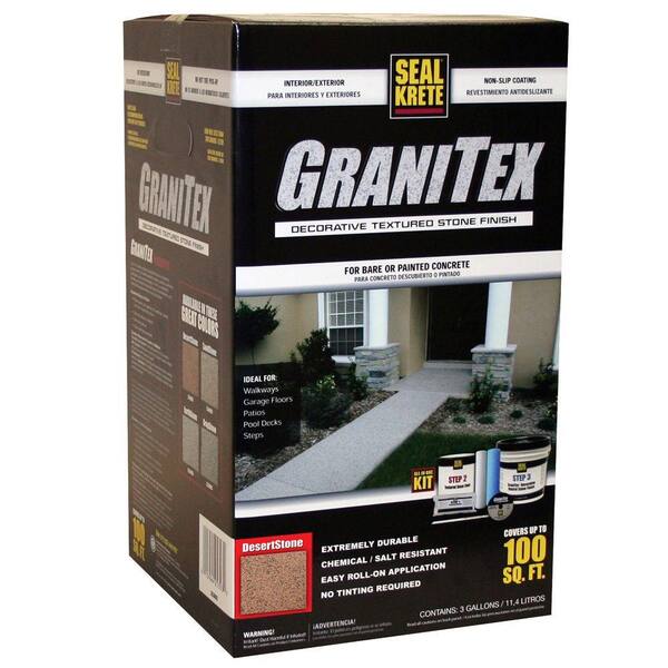 Seal-Krete 3 gal. GraniTex Kit - Desertstone