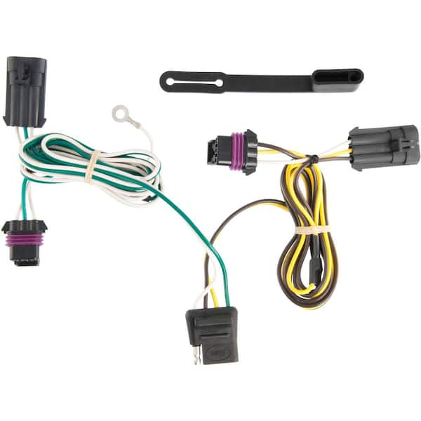 Curt Custom Vehicle Trailer Wiring Harness 4 Way Flat Output Select