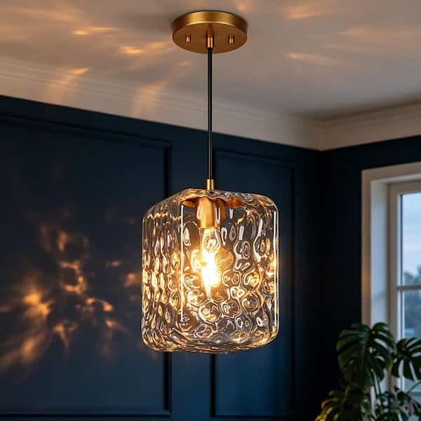 シーリングライト・天井照明 Retro - Modern Pendant Light Zevni Modern 1-Light Dark Gold Kitchen Island Pendant Light with