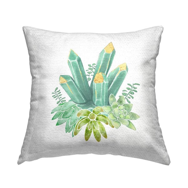 Nourison Outdoor Pillows Nature-inspired Green Decorative Throw Pillow , 18 Nourison Outdoor Pillows Nature-inspired Green Decorative Throw Pillow , 18