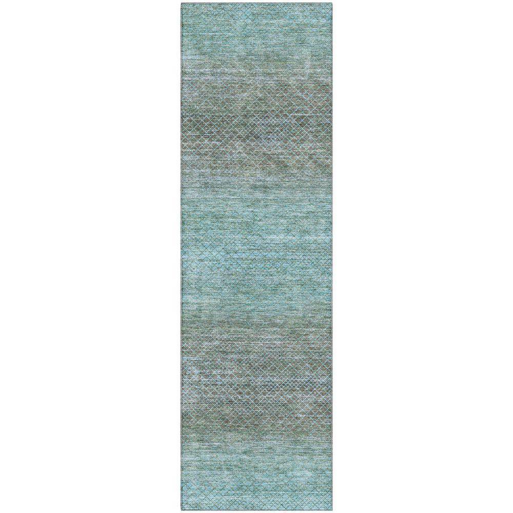 Addison Rugs Mayfield Premium Machine Washable Abstract AMF2005 Teal 2 ...
