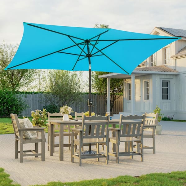 auto tilt patio umbrella instructions AMMSUN 7ft Patio Umbrella with Fringe Tassel Outdoor UPF50+ Shade Tilt  Shelter Pink