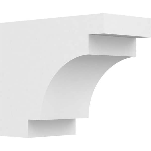Ekena Millwork 6 in. x 10 in. x 12 in. Mediterranean PVC Rafter Tail Brace