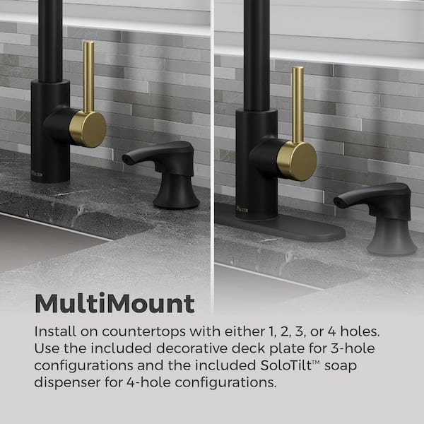 Pfister Zanna Single Handle Pull Down Sprayer Kitchen Faucet with