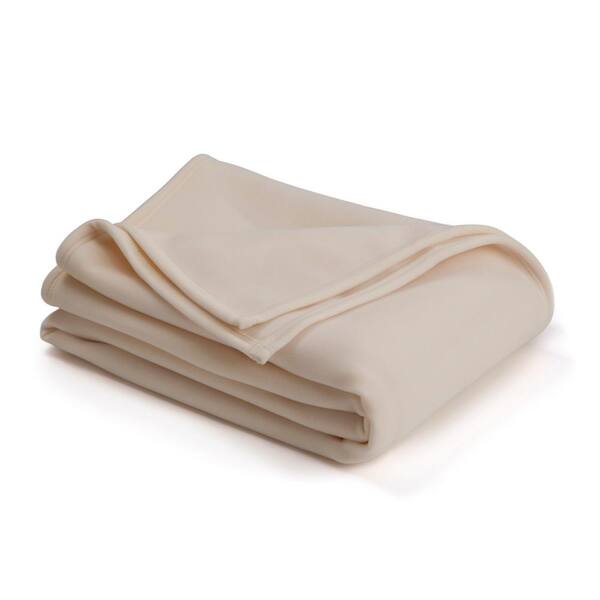 Vellux Original Ivory Nylon Twin Blanket027399022949 The Home Depot