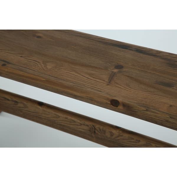 TRIBESIGNS WAY TO ORIGIN Brennan 59 in. Brown Wood Entryway Bench