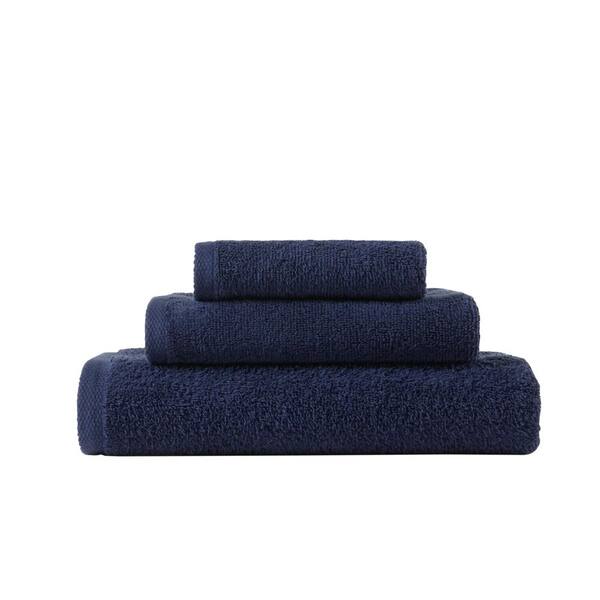 StyleWell Navy Cotton Terrycloth Hand Towels 4PK HAND_NAVY_4PK