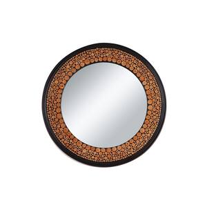 33.62''W X 33.62''H Metal Round Frame Wall Mirror