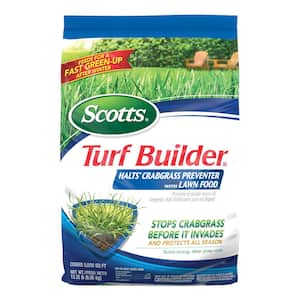 Turf Builder 13.58 lb. 5,000 sq. ft. Halts Crabgrass Preventer Dry Lawn Fertilizer