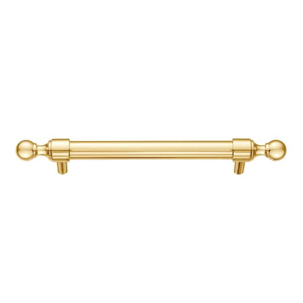 Utopia Alley 5 in. (128 mm) Center to Center Polished Gold Copper and Zinc Drawer Pull