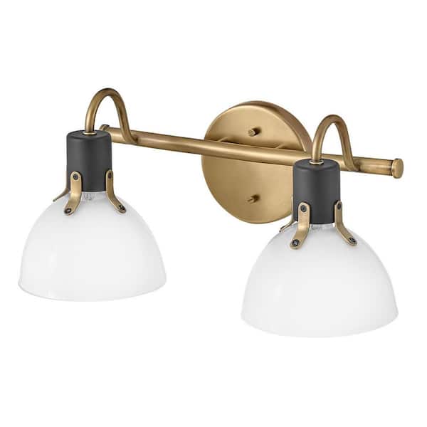 HINKLEY - Argo 18.0 in. 2 Light Heritage Brass Vanity Light