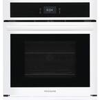 27 in. Single Electric Wall Oven with Convection in White