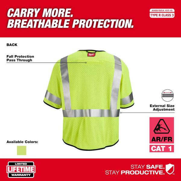 High Visibility Safety Vest SEA Class 2 Yellow High Visibility Safety Vest SEA Class 2 Yellow