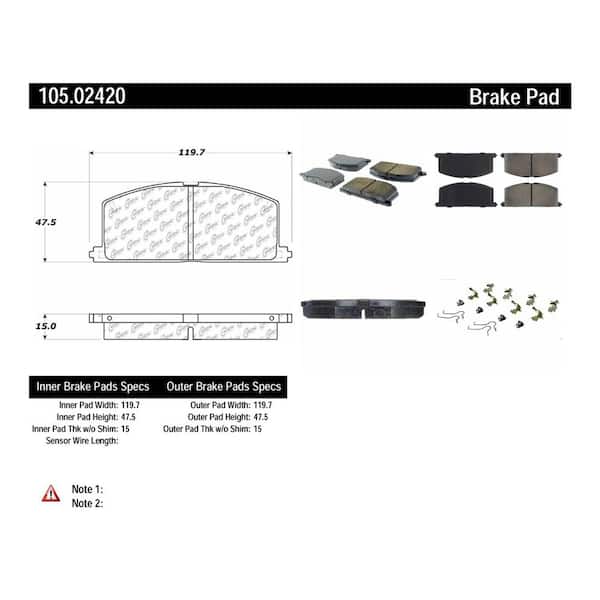 Centric Parts Disc Brake Pad Set