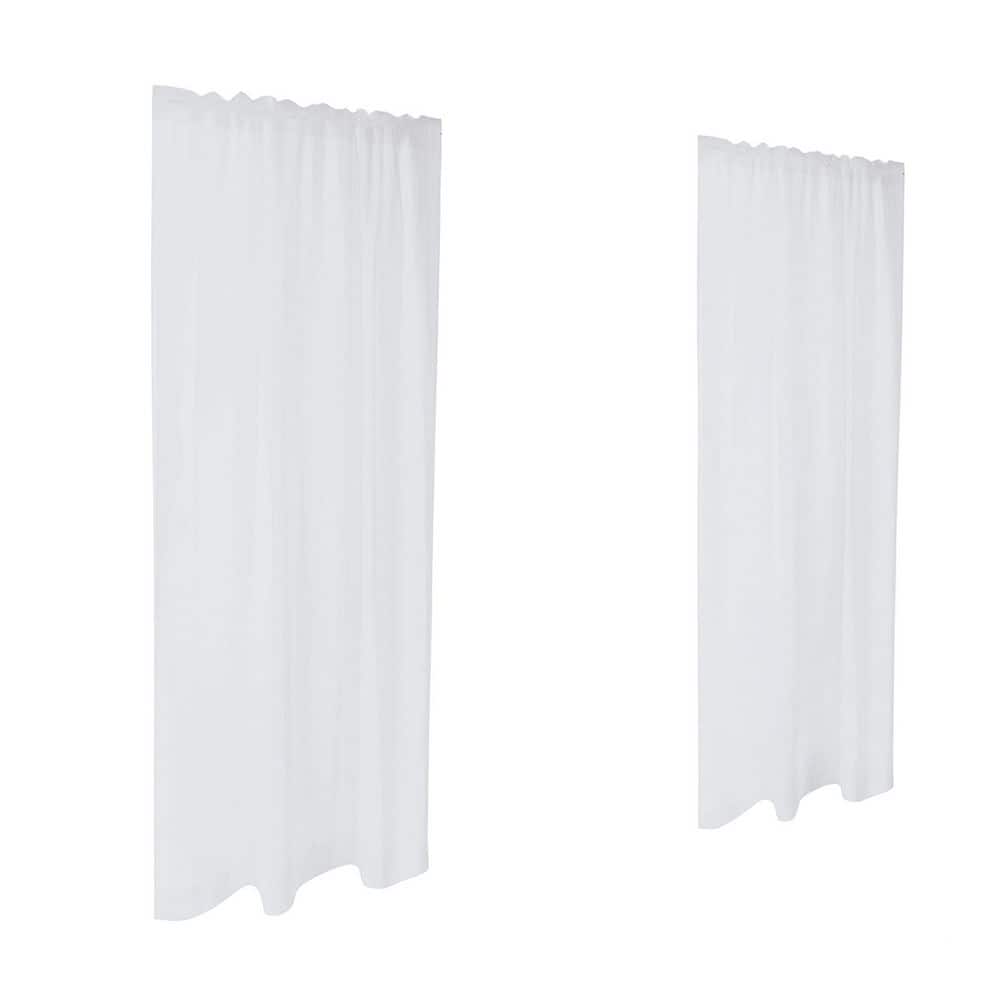 52W x 84L Inch 100% Polyester Waterproof Outdoor Sheer Curtains for Patio with Rod Pocket Light Filtering price history on PriceWatchPro