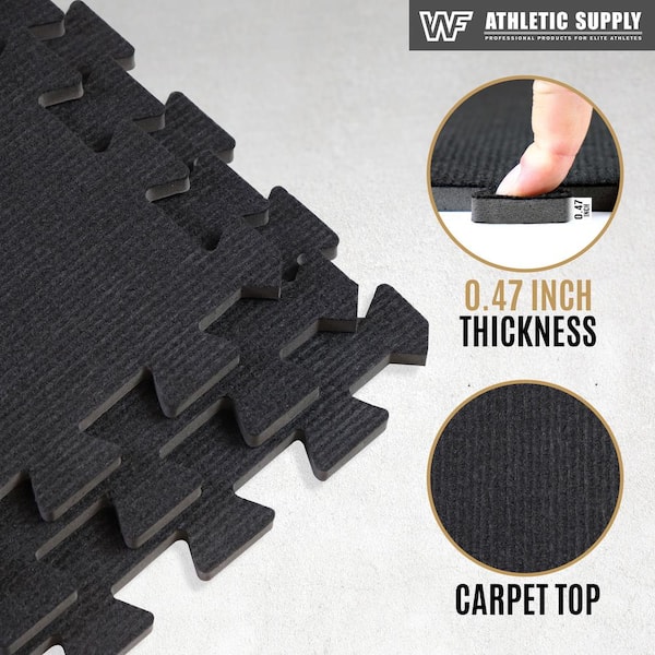 Heavy Duty Industrial Rubber Safety Floor Mat Anti-Fatigue 12mm 5' x 3