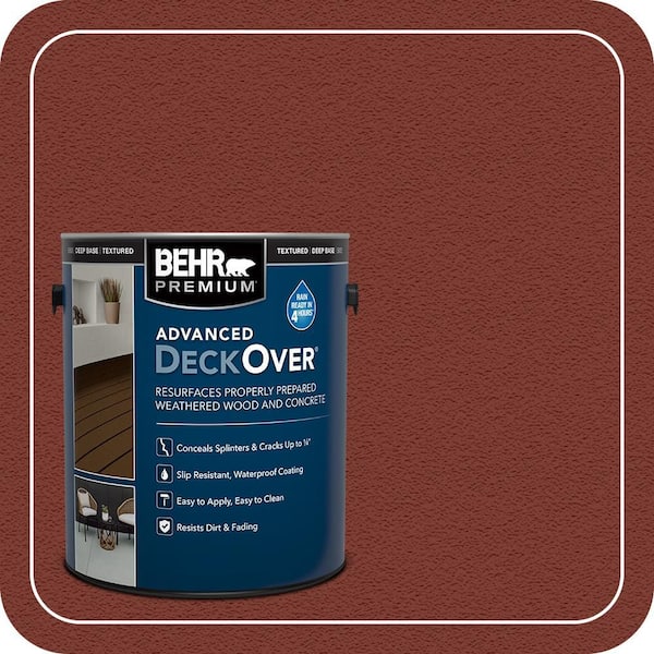 1 gal. #SC-330 Redwood Textured Solid Color Exterior Wood and Concrete Coating